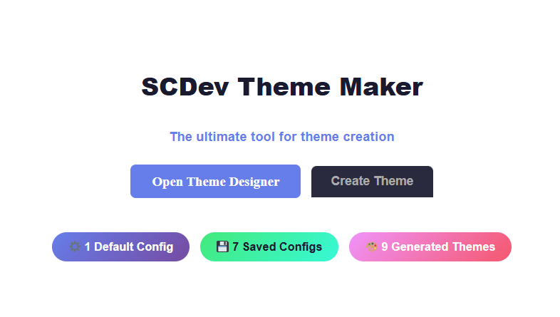 SCDev Theme Maker